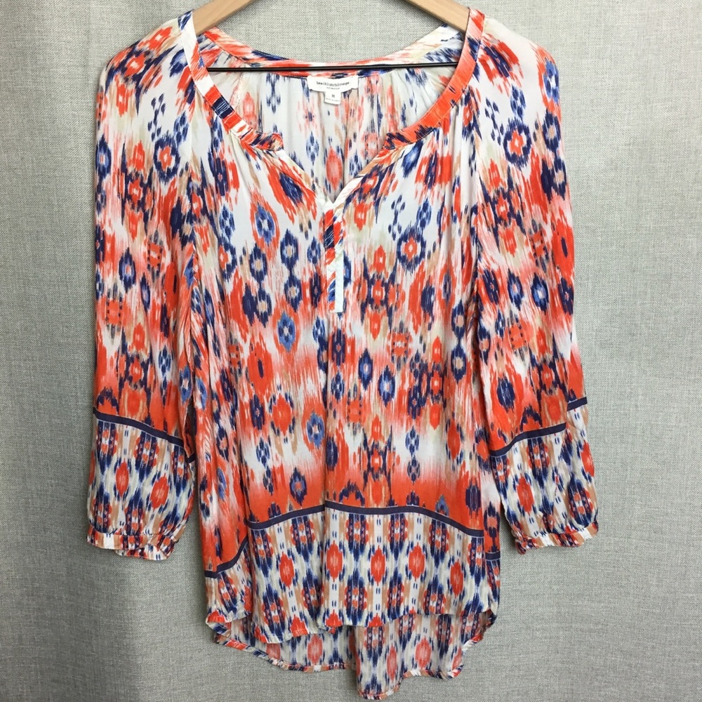 Beachlunchlounge/ Lightweight Ikat Blouse SzM